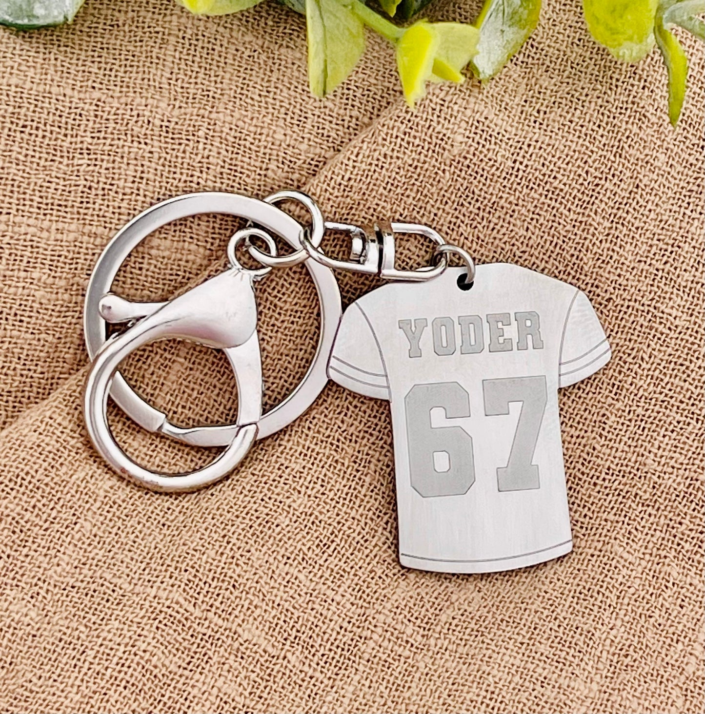 Personalized Football Pendant Necklace