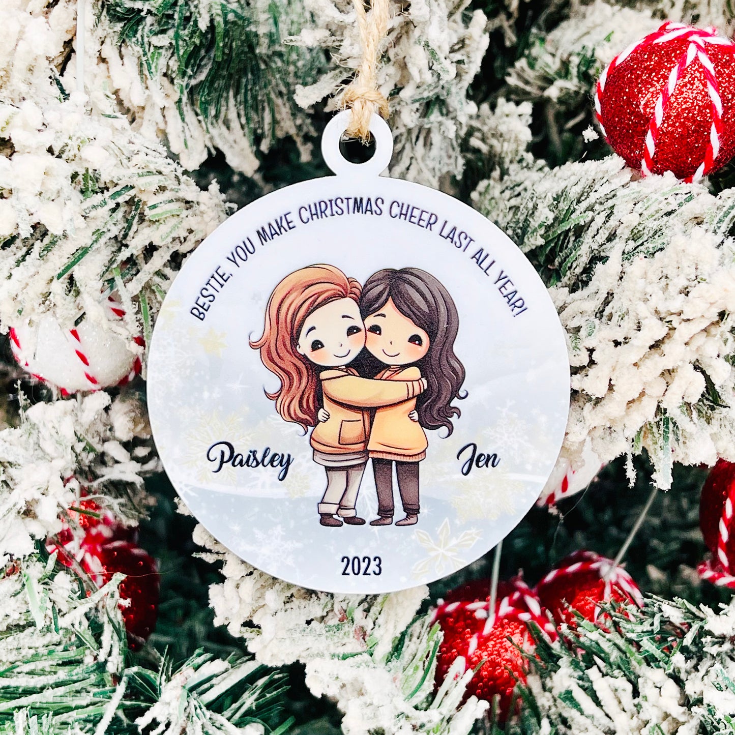 Best Friends Christmas Ornament