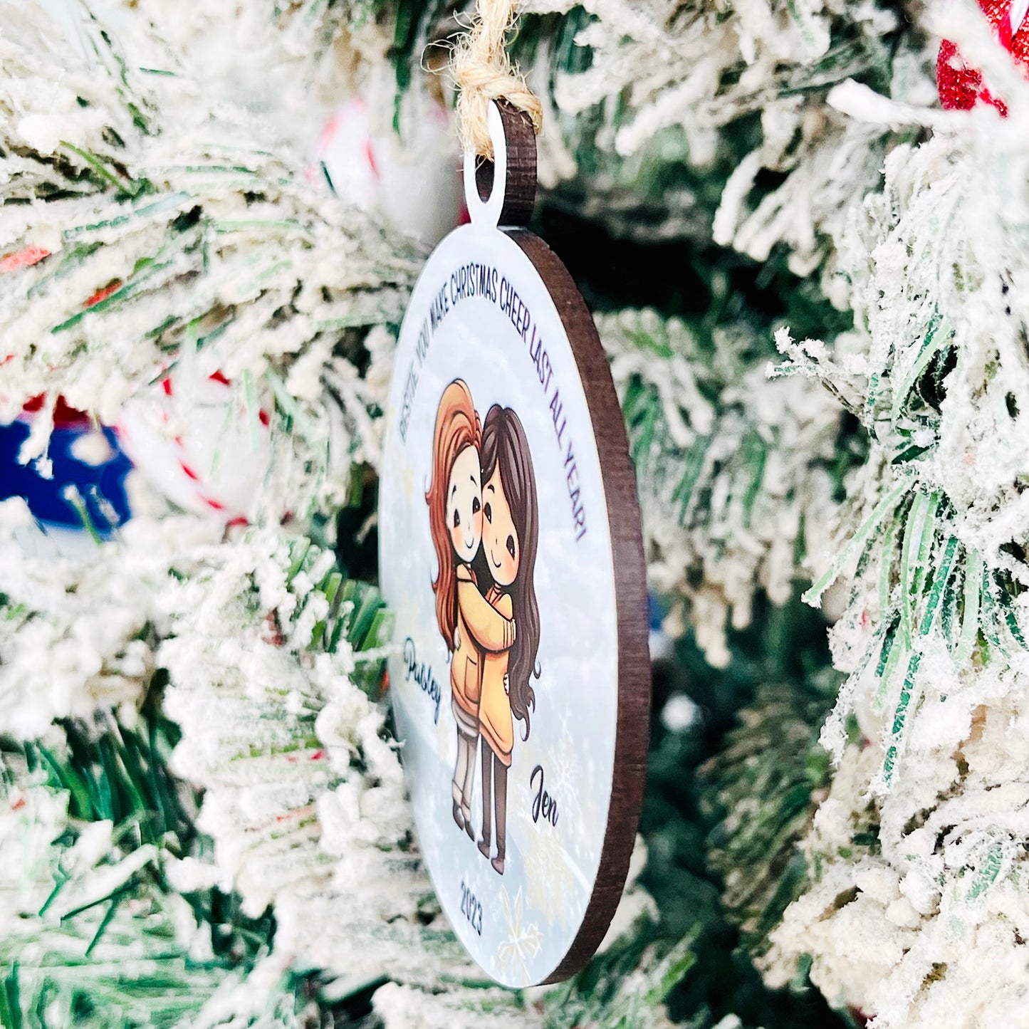 Best Friends Christmas Ornament