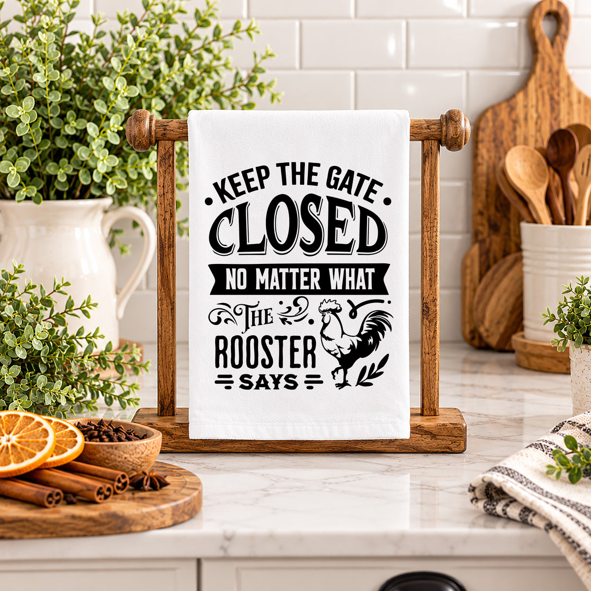 Cluck Around & Find Out Kitchen Towels
