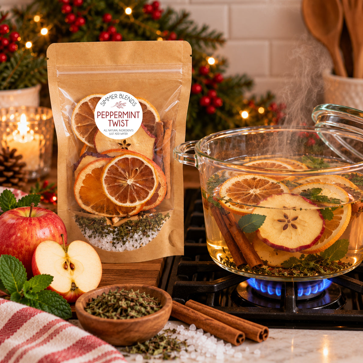 Peppermint Twist Simmer Pot Blend