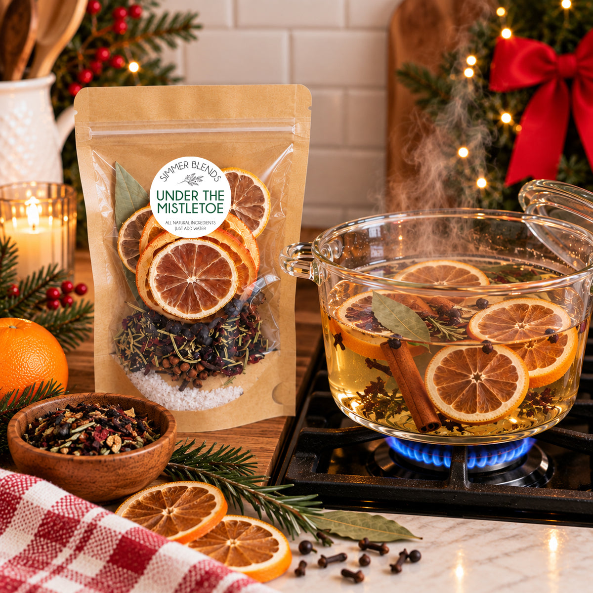 Under the Mistletoe Simmer Pot Blend