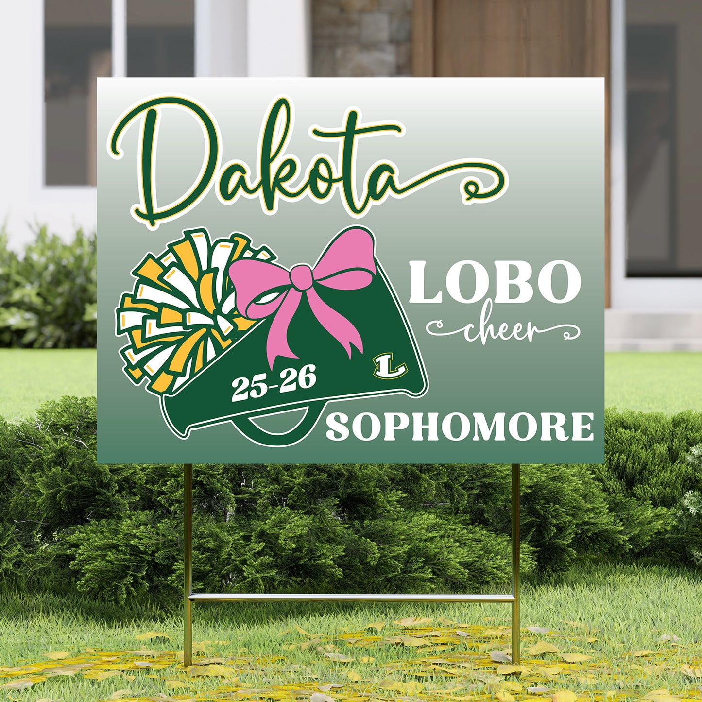 Lobo Cheer Yard Sign