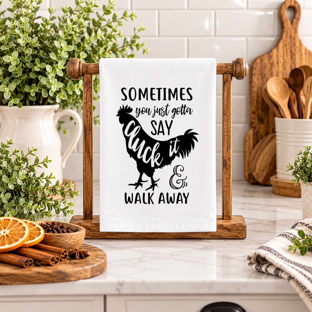 Cluck Around & Find Out Kitchen Towels