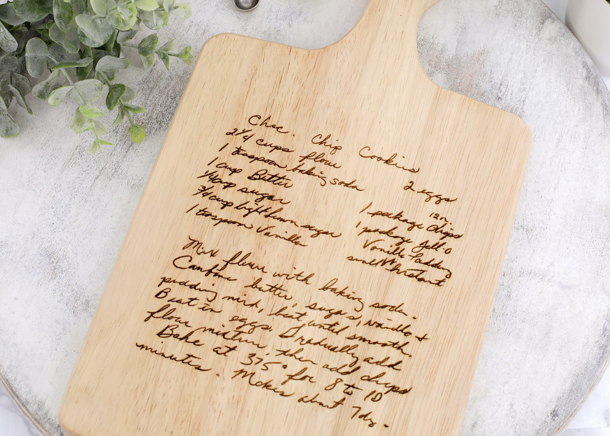 Monogrammed Recipe Board From Marleylilly