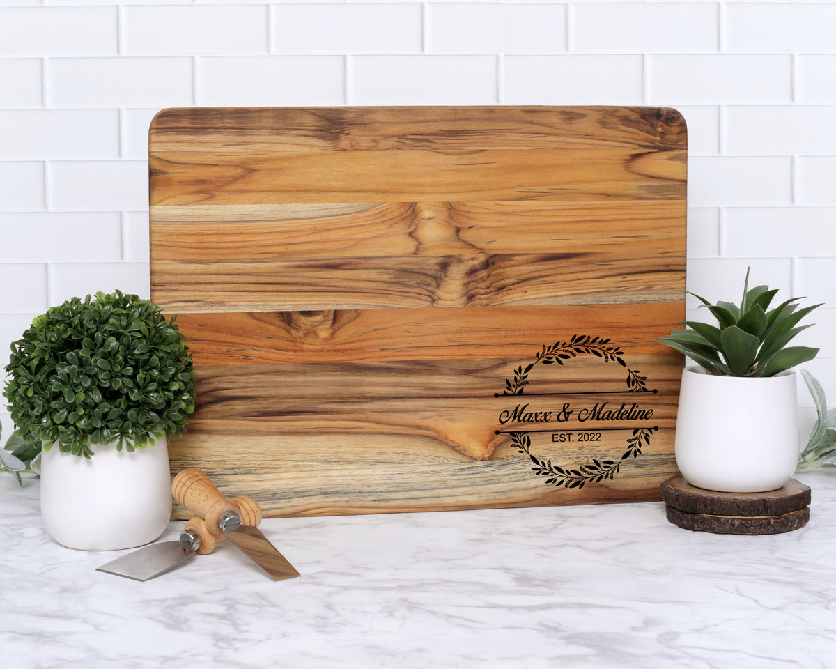 Teak Cutting Board With Juice Groove