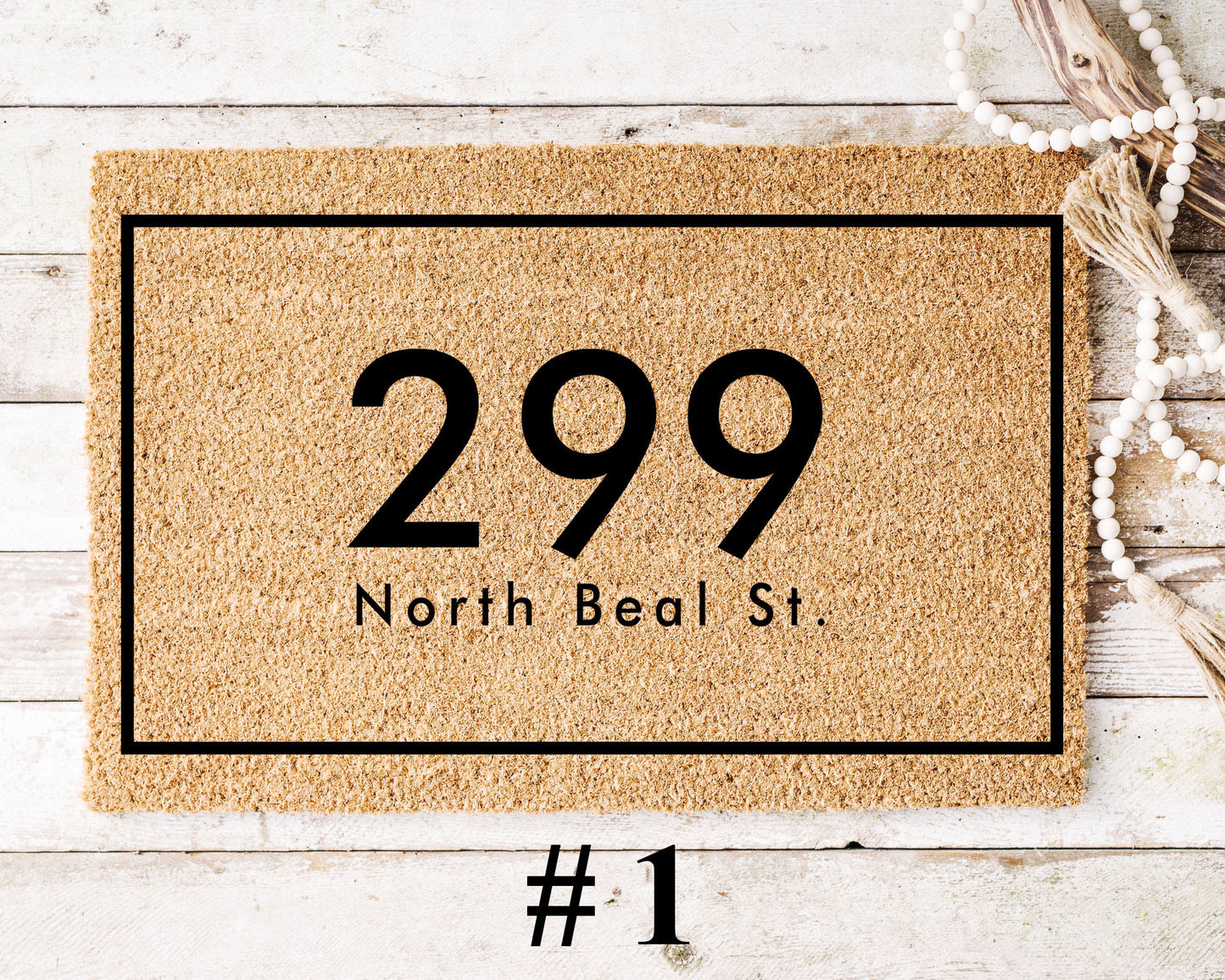 Personalized Address Doormat