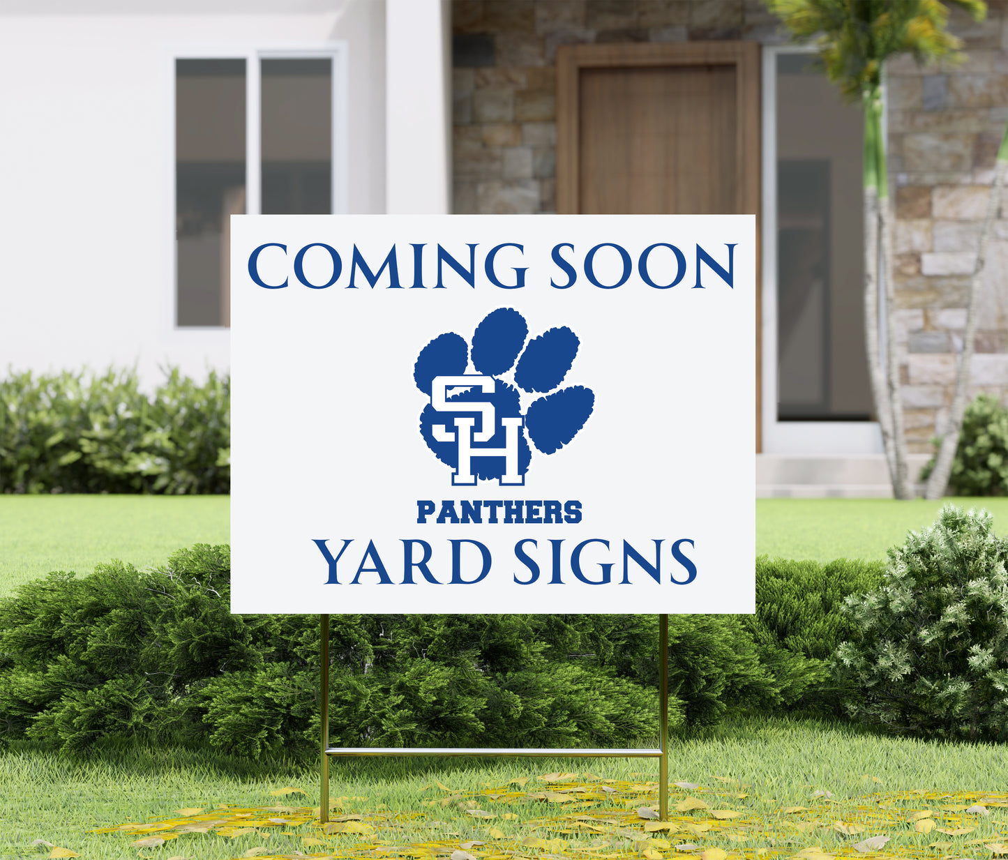 Spring Hill Panther's Yard Sign