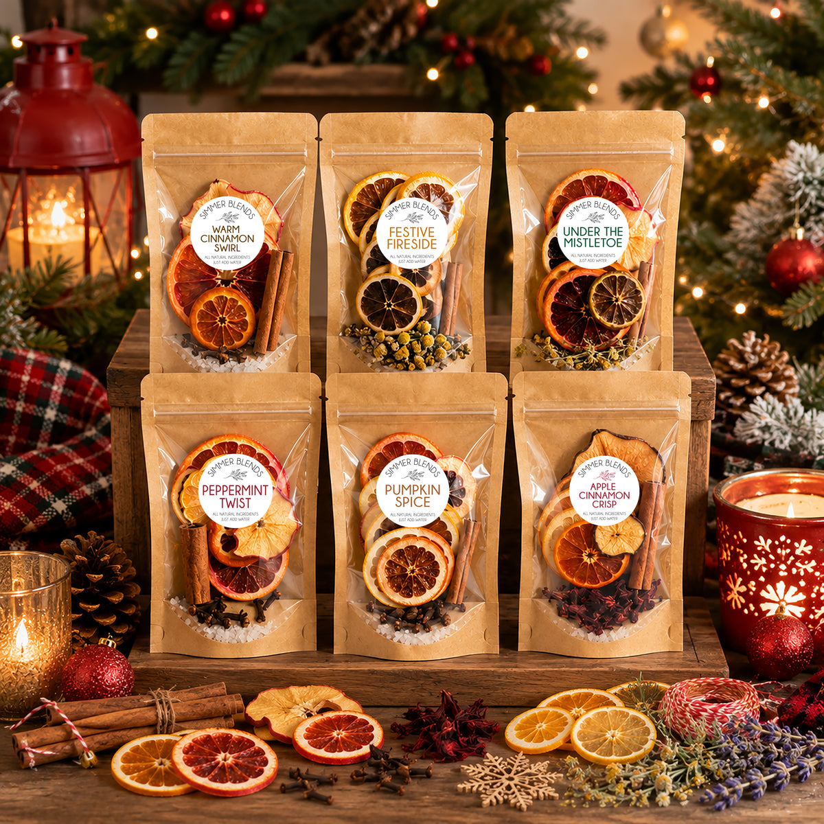 Holiday Starter Pack – 24 Simmer Pot Blends