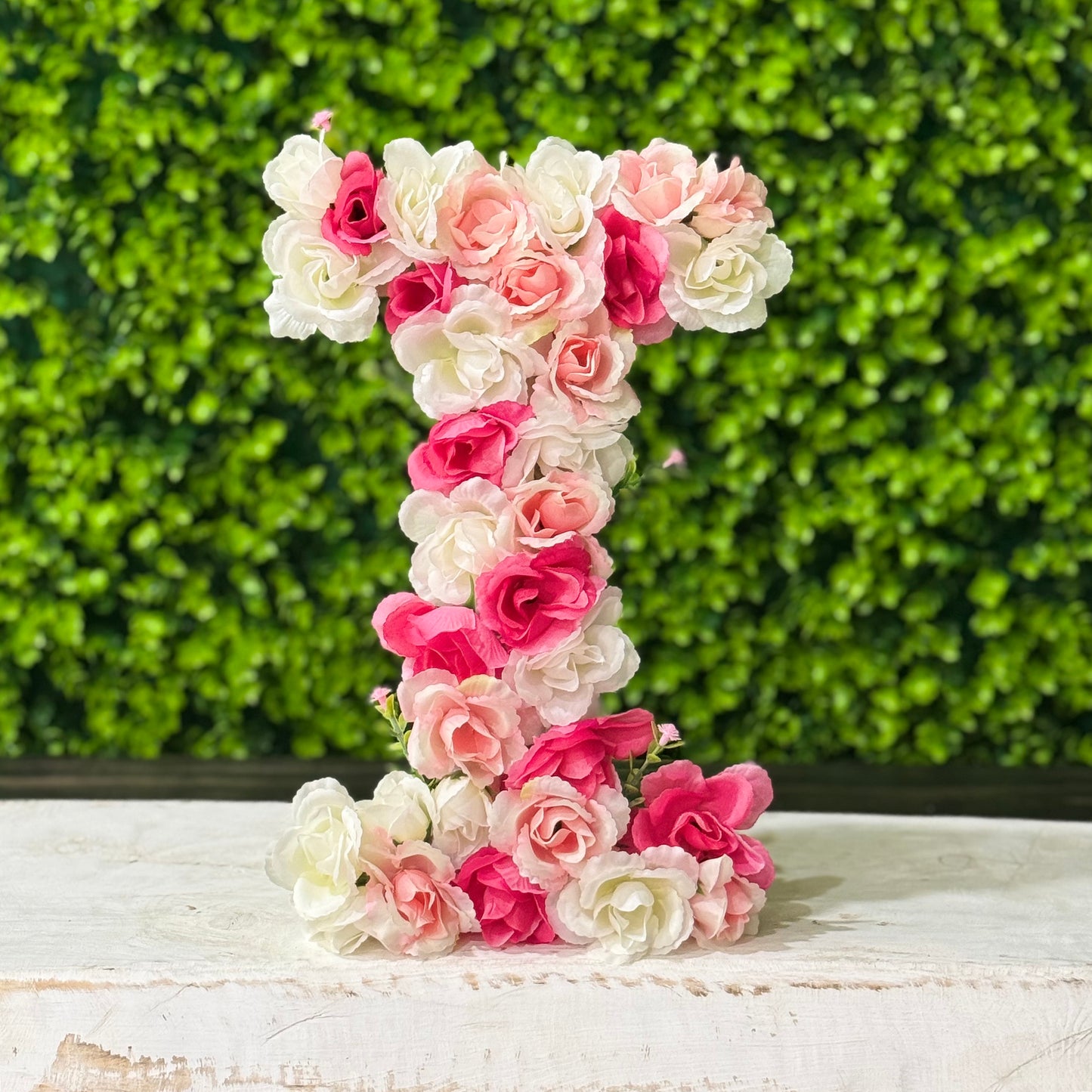 Full Floral Letter – Personalized Flower Initial