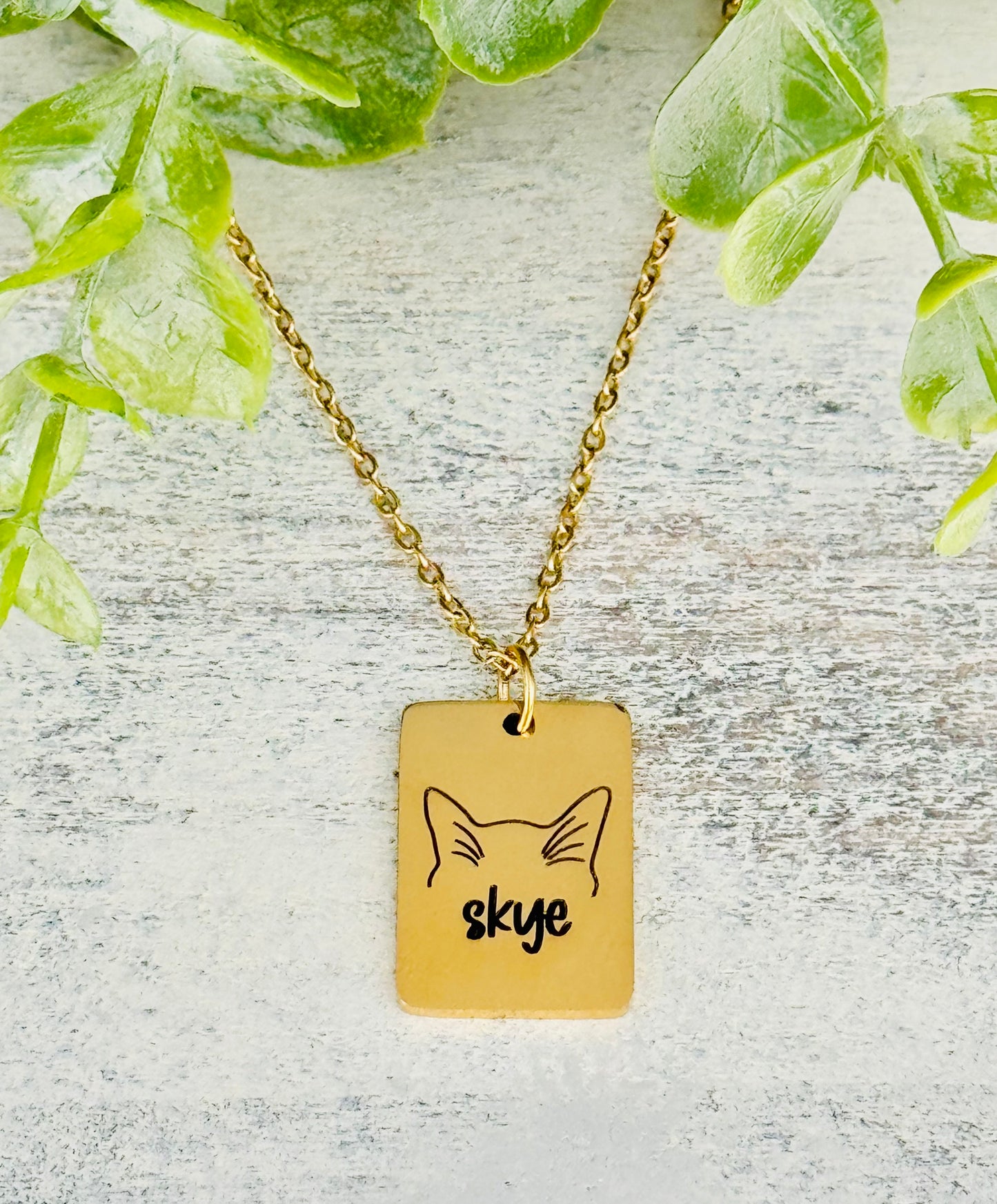 Purrfect Name Necklace