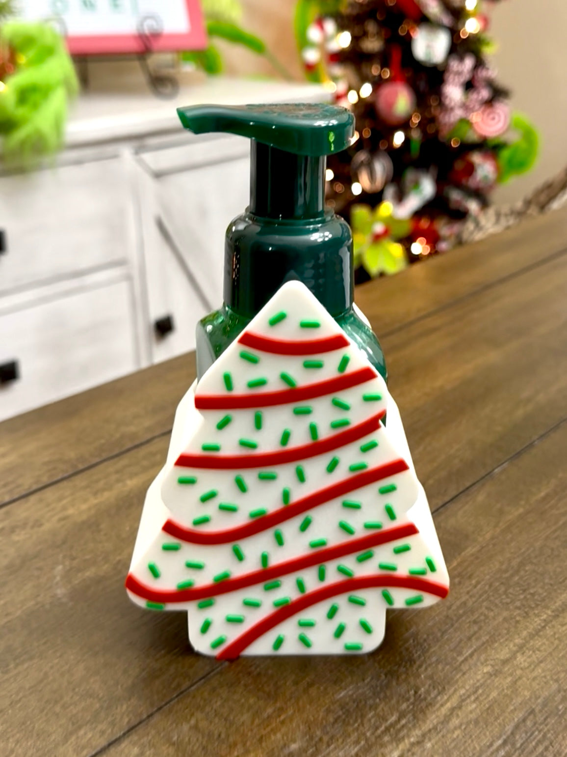 "Little Debbie" Christmas Cake Hand Soap Holder