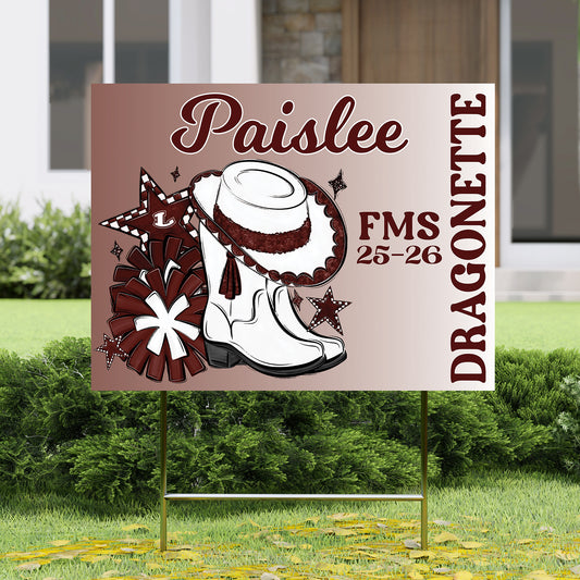 FMS Dragonette Yard Sign