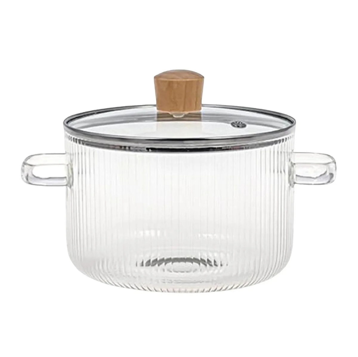 1.5L Ribbed Glass Simmer Pot