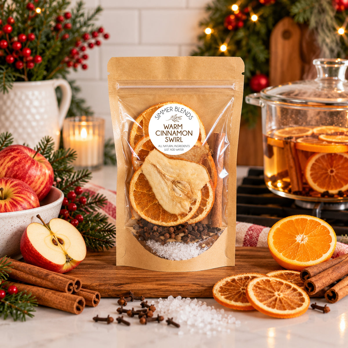 Warm Cinnamon Swirl Simmer Pot Blend