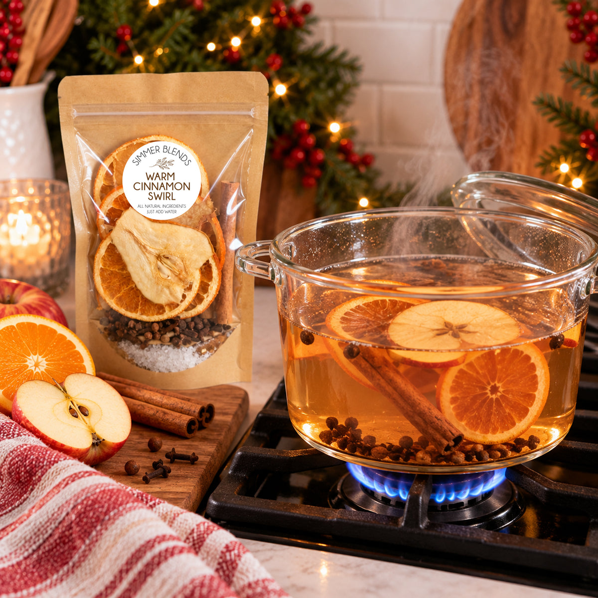 Warm Cinnamon Swirl Simmer Pot Blend