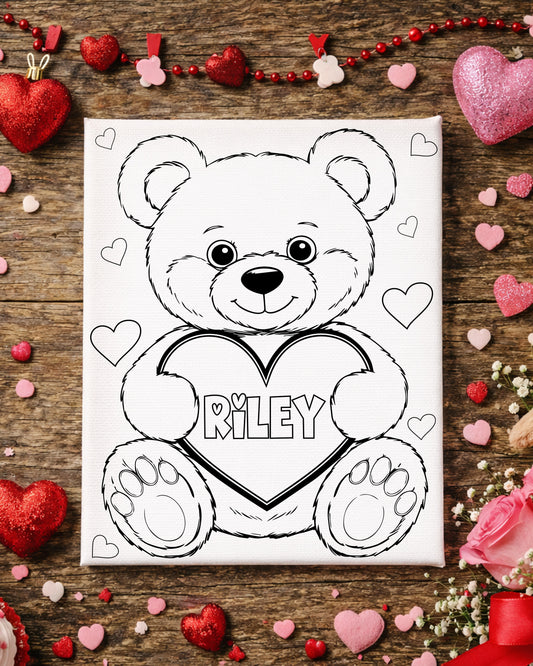 Color-Me Valentine Canvas