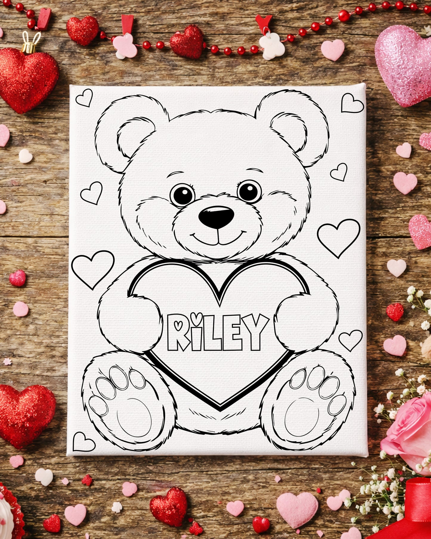 Color-Me Valentine Canvas