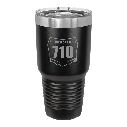 Personalized Number Plate Tumbler