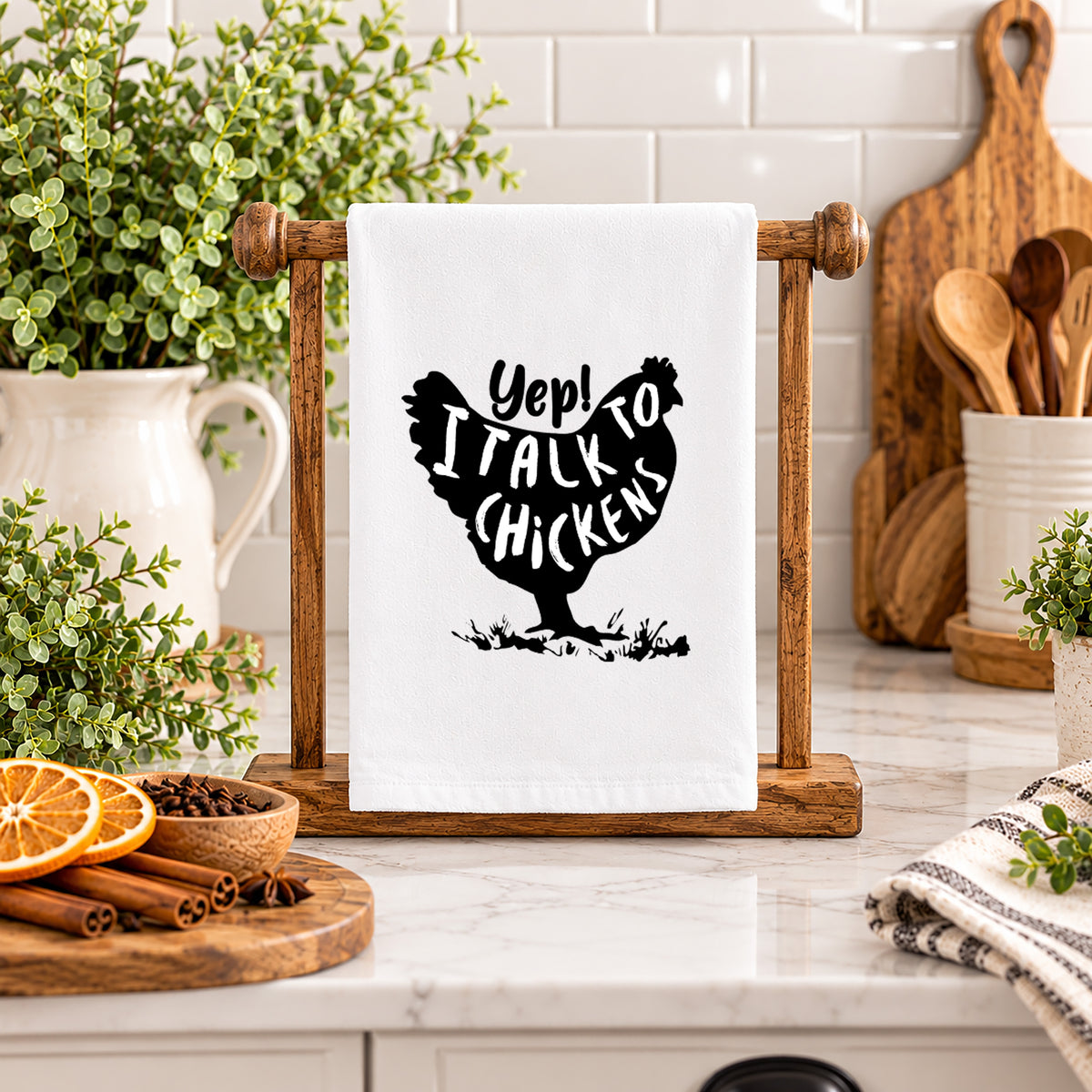 Cluck Around & Find Out Kitchen Towels