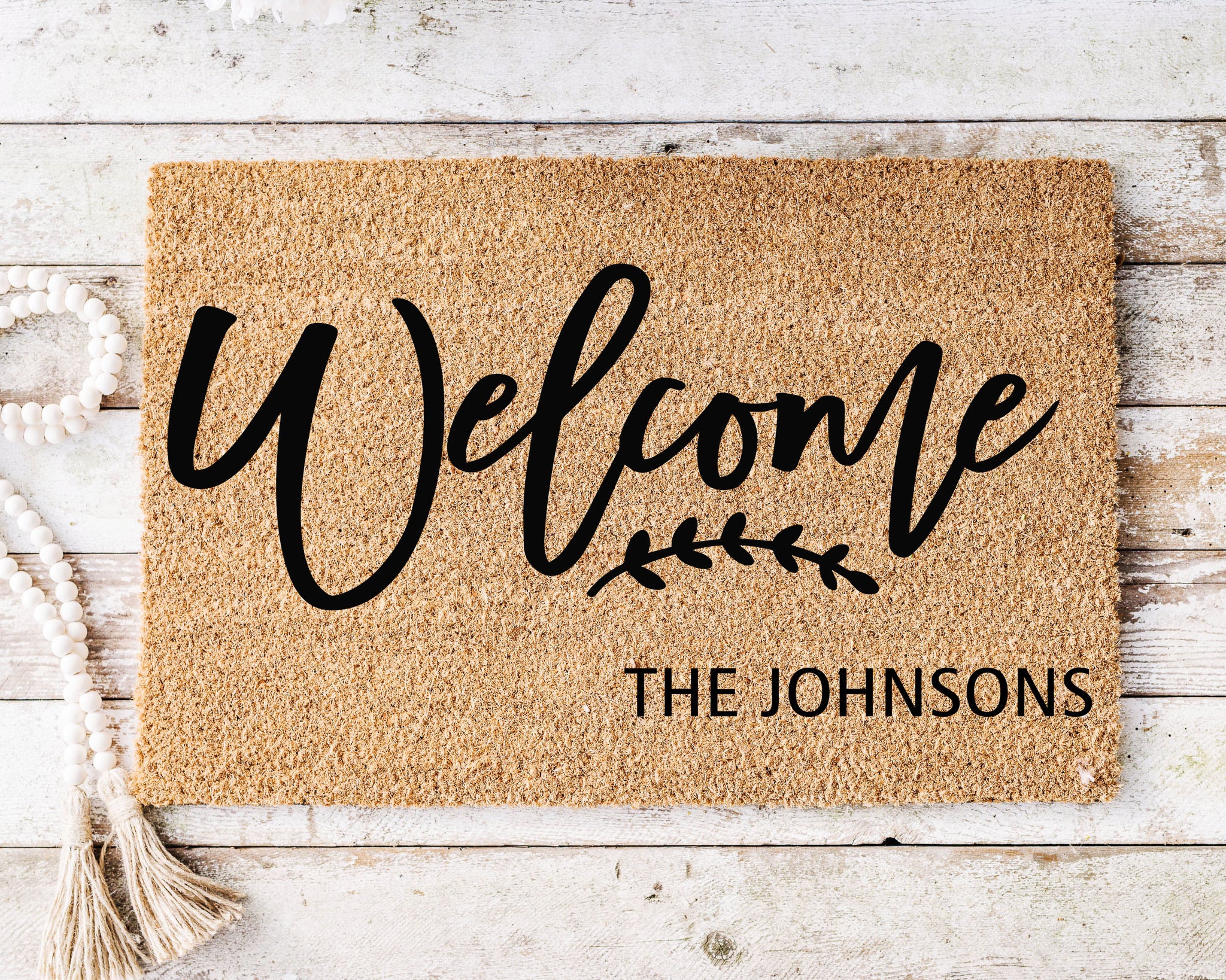 Personalized Welcome & Name Doormat