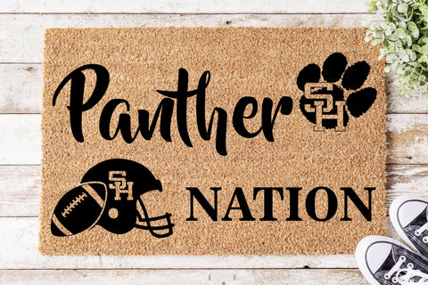 Spring Hill Panthers Football Doormat