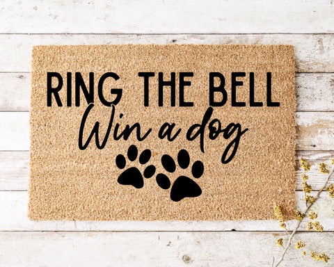 Ring the Bell Win A Dog Doormat
